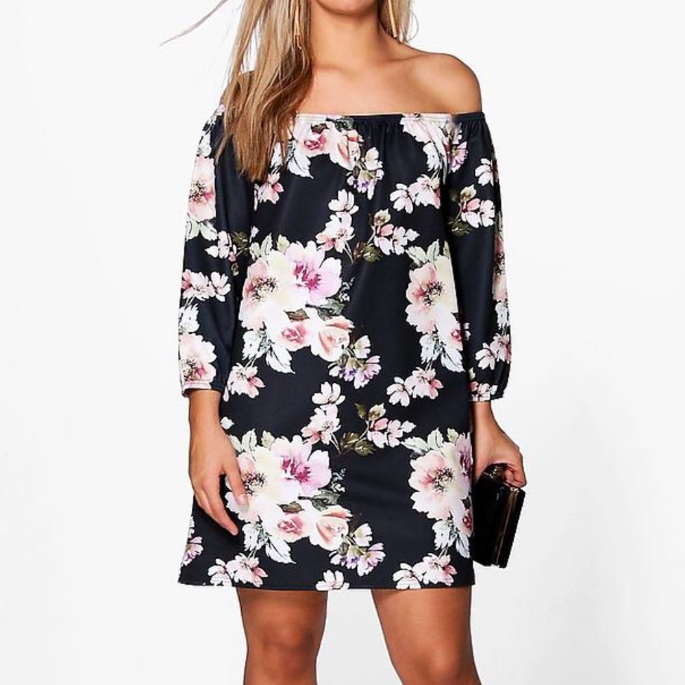 Floral Long Sleeve Dress